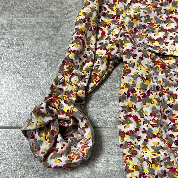 Women’s Gap XS Stunning Printed Long Sleeve Blouse/Dress Shirt - Picture 10 of 14